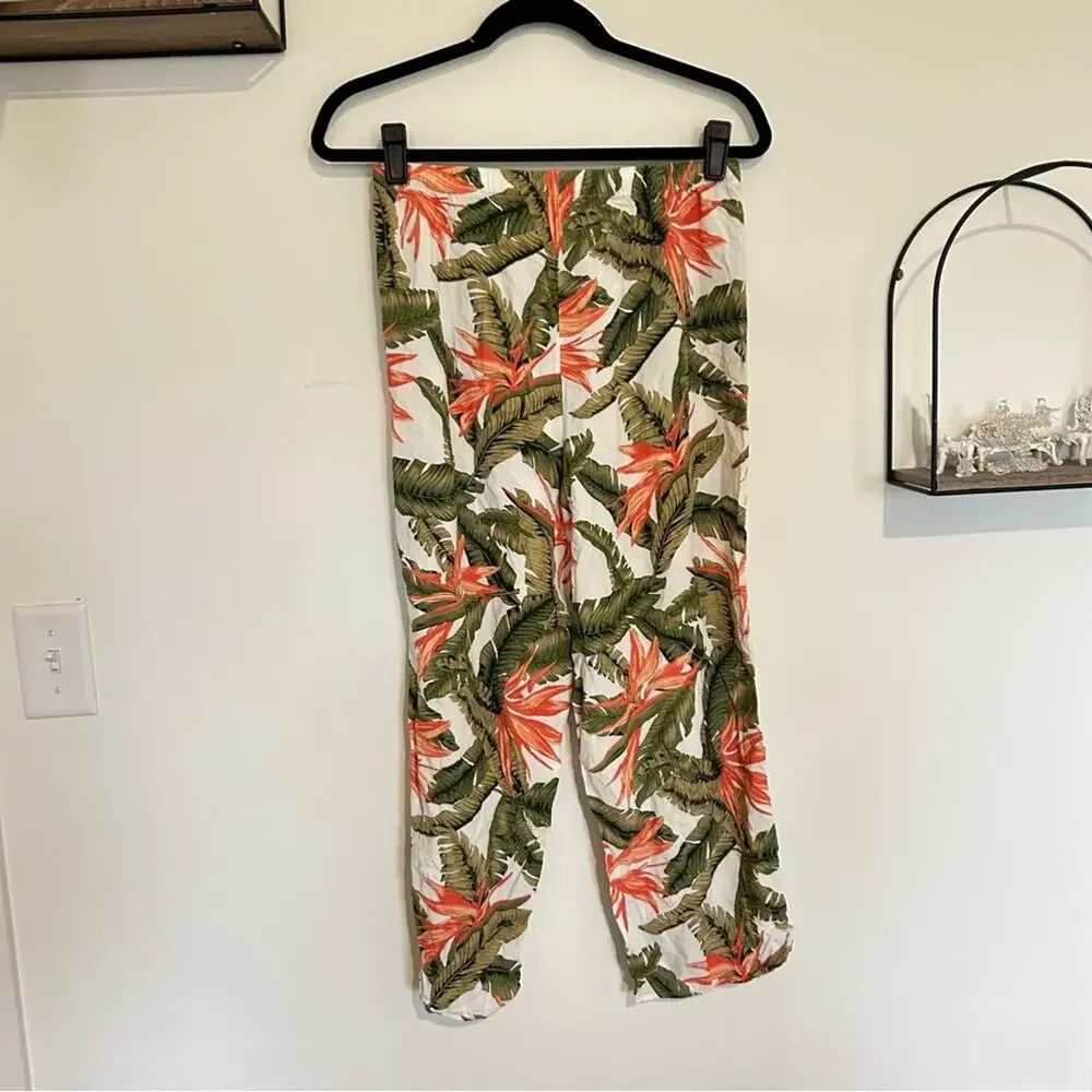 Loft‎ Tropical Floral Print Pajama Pants PJ’s Size XS
